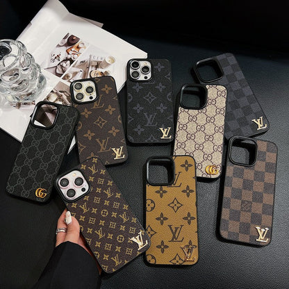 Lou Classic Leather iPhone Case - Iphonecasehouse