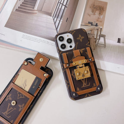GG Lou Card Holder iPhone Case - Iphonecasehouse