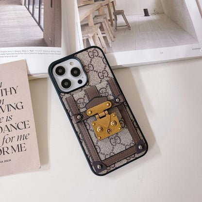 GG Lou Card Holder iPhone Case - Iphonecasehouse