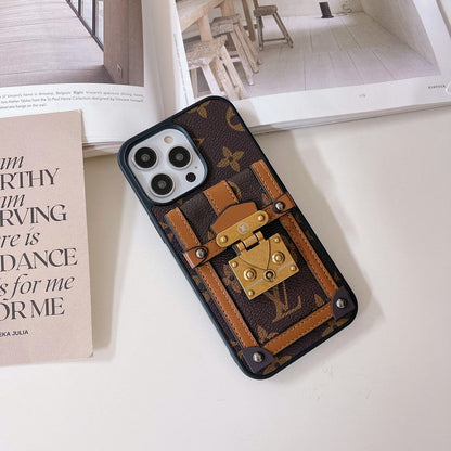 GG Lou Card Holder iPhone Case - Iphonecasehouse