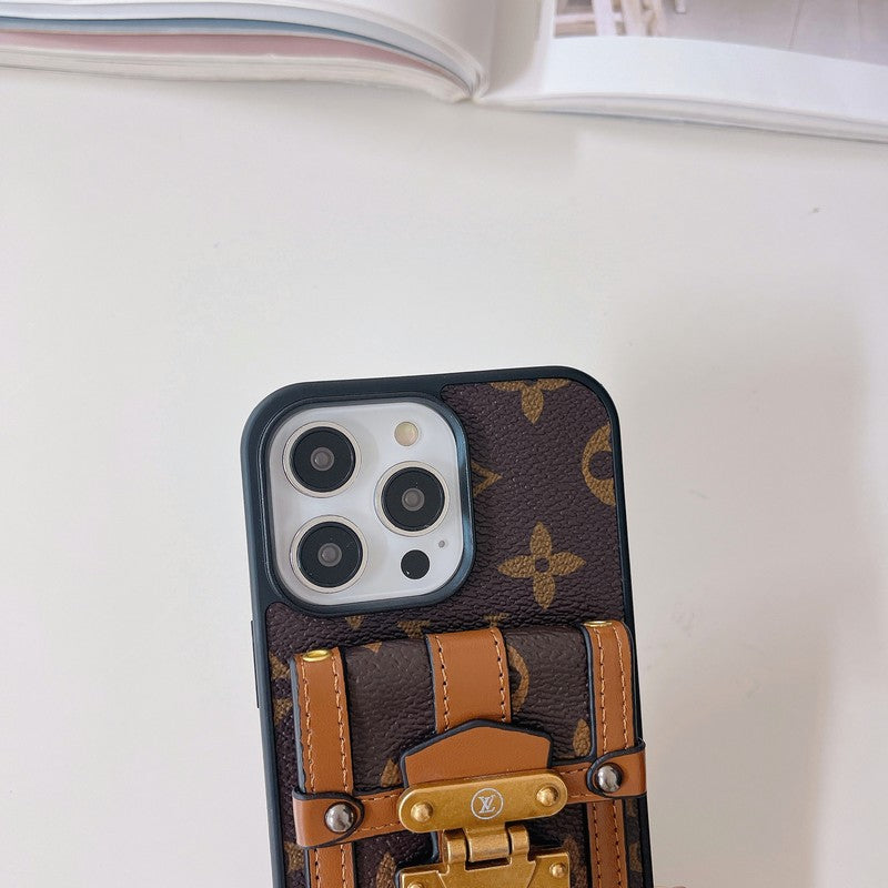 GG Lou Card Holder iPhone Case - Iphonecasehouse