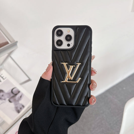 Lou Leather iPhone Case - Iphonecasehouse