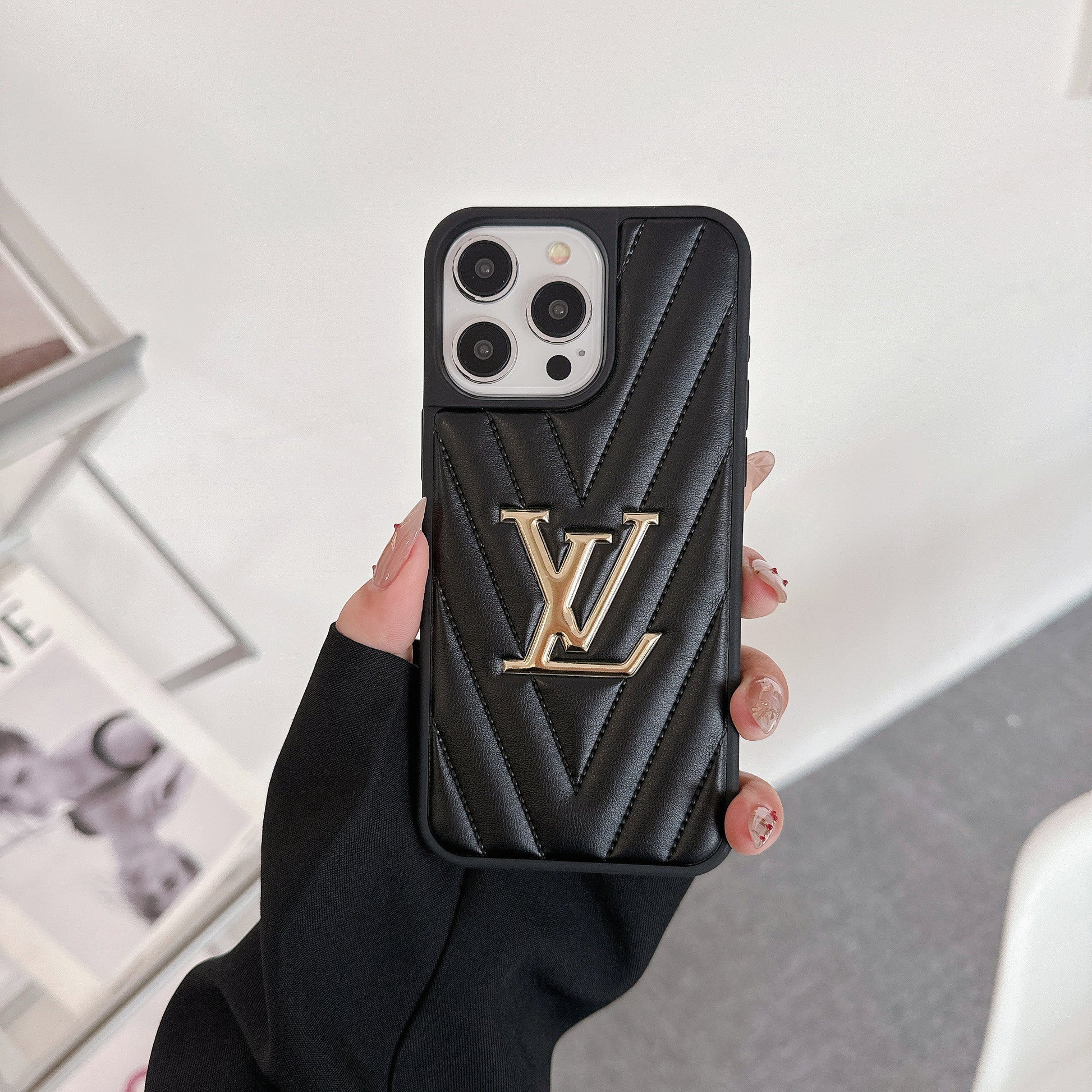 Lou Leather iPhone Case - Iphonecasehouse