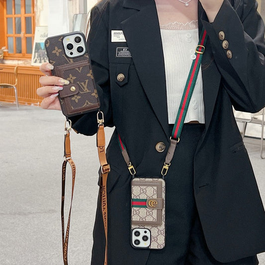 GG Card Bag Crossbody iPhone Case - Iphonecasehouse