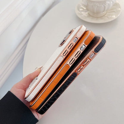Herm Diamond Logo Rose Gold iPhone Case - Iphonecasehouse
