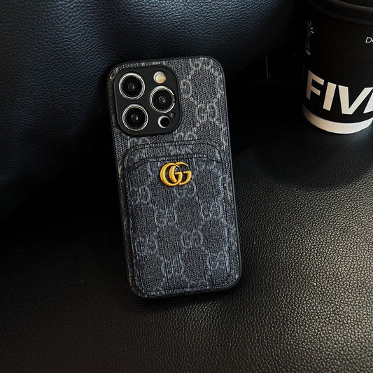 GG Card Bag Classic iPhone Case - Iphonecasehouse