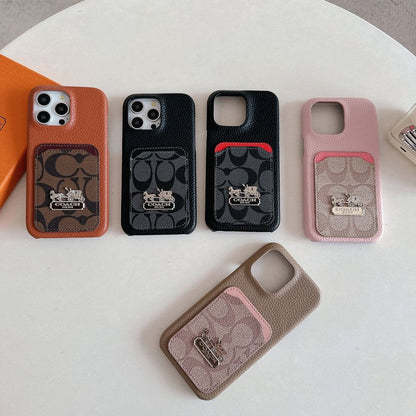 Coa Card Bag Leather iPhone Case - Iphonecasehouse