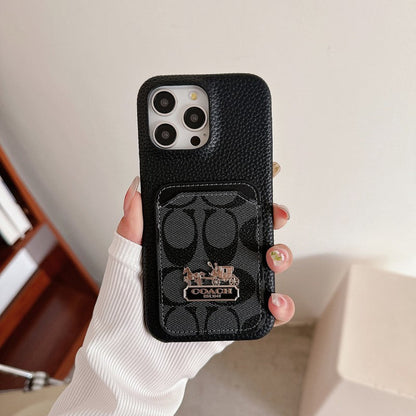 Coa Card Bag Leather iPhone Case - Iphonecasehouse