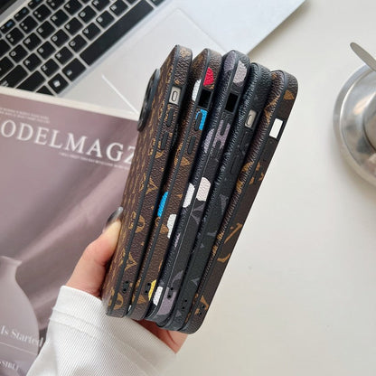 Lou Classic Color Leather iPhone Case - Iphonecasehouse