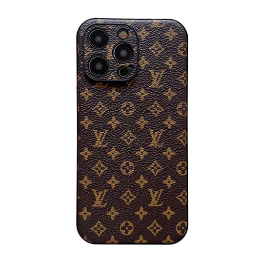 Lou Classic Color Leather iPhone Case - Iphonecasehouse
