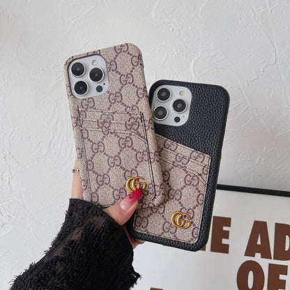 GG Card Bag Classic iPhone Case - Iphonecasehouse