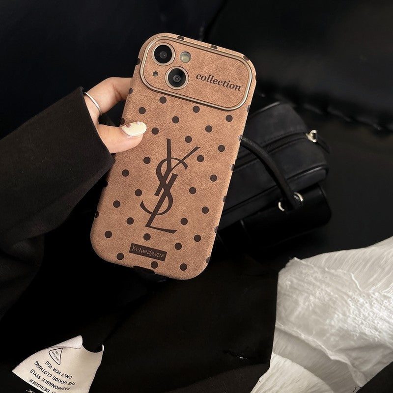 Saint Brown Leather iPhone Case - Iphonecasehouse