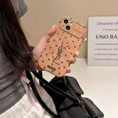 Saint Brown Leather iPhone Case - Iphonecasehouse