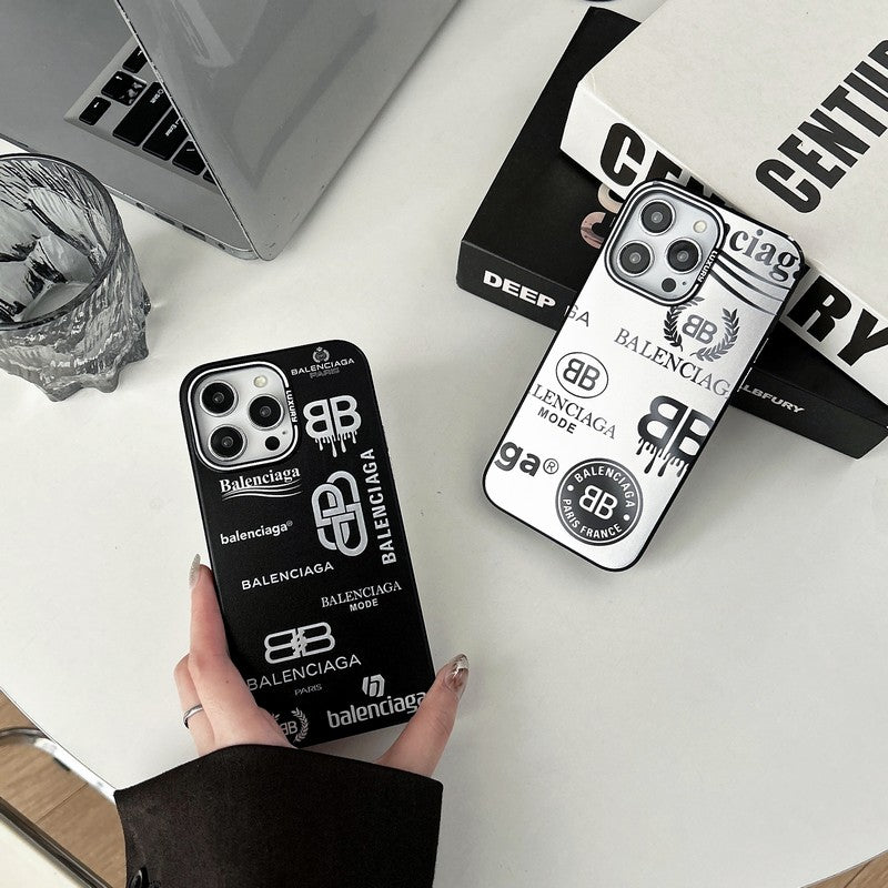 BB Black & Silver iPhone Case - Iphonecasehouse