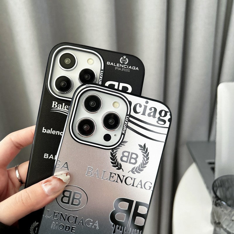 BB Black & Silver iPhone Case - Iphonecasehouse