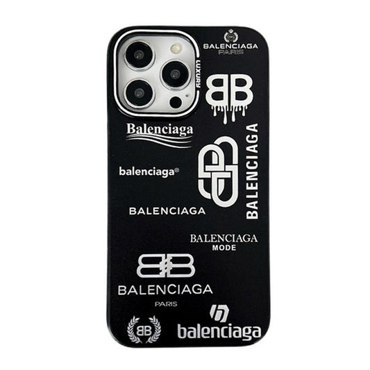 BB Black & Silver iPhone Case - Iphonecasehouse