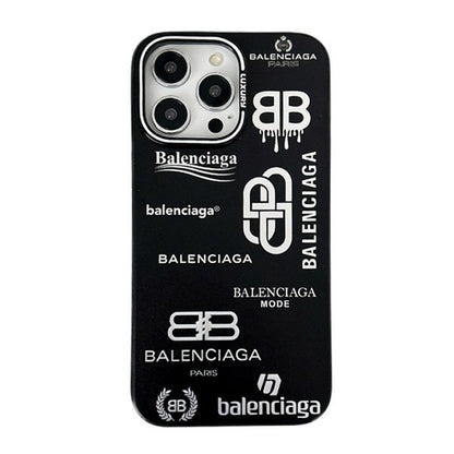 BB Black & Silver iPhone Case - Iphonecasehouse
