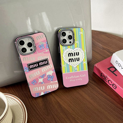 Miu Pink & Green iPhone Case - Iphonecasehouse