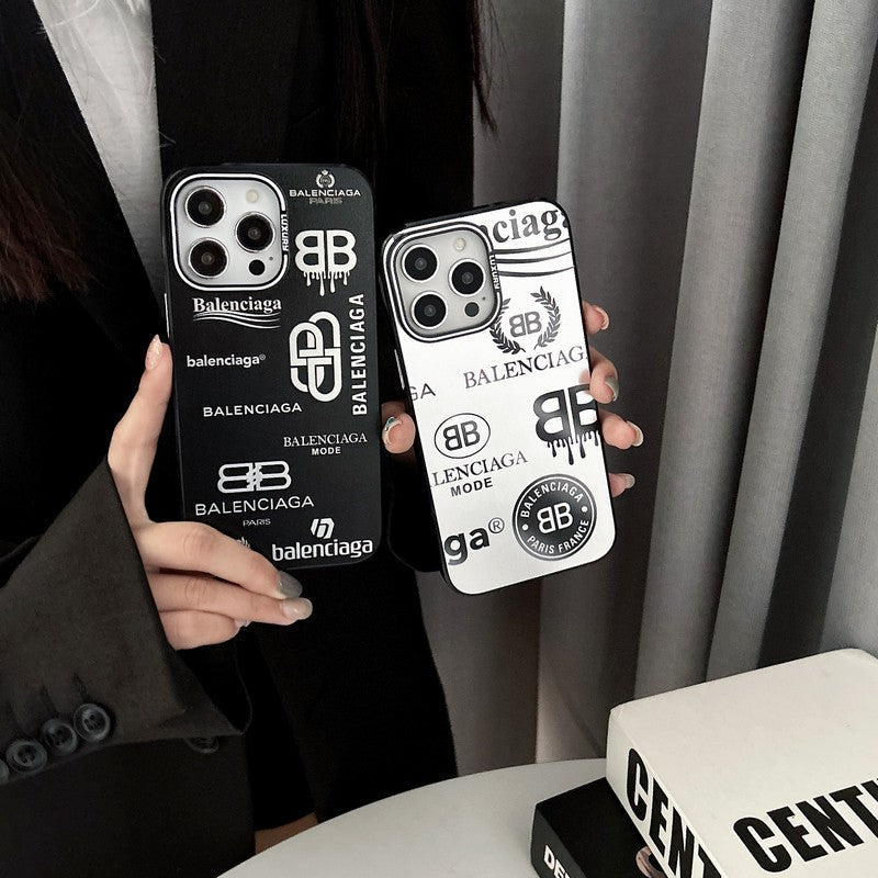 BB Black & Silver iPhone Case - Iphonecasehouse