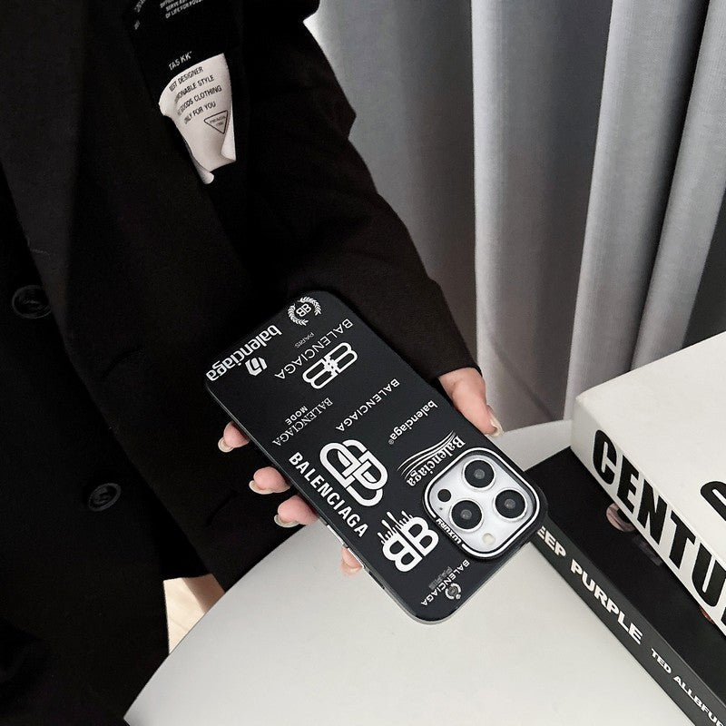BB Black & Silver iPhone Case - Iphonecasehouse