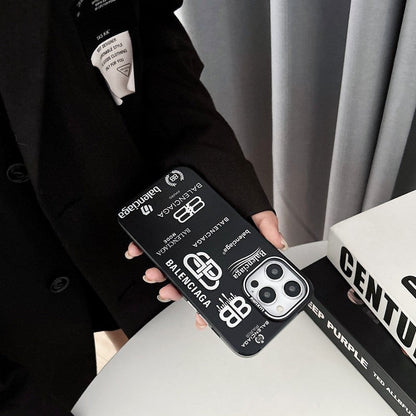 BB Black & Silver iPhone Case - Iphonecasehouse