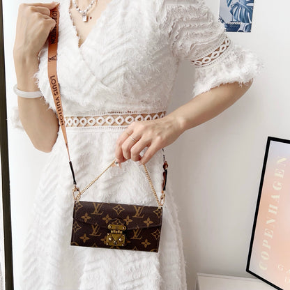 Monogram LV Luxurious Phone Case With Strap