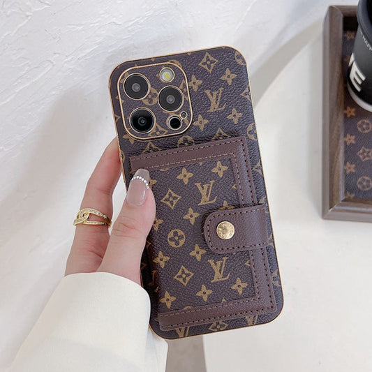Lou Classic Color Card Bag iPhone Case - Iphonecasehouse