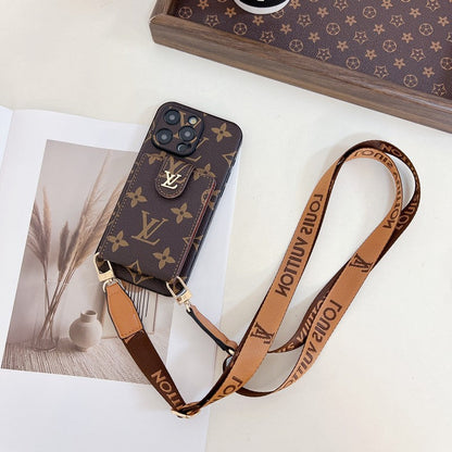 Lou Card Bag Crossbody Color Chain iPhone Case - Iphonecasehouse