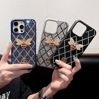 GG Bee Diamond iPhone Case - Iphonecasehouse