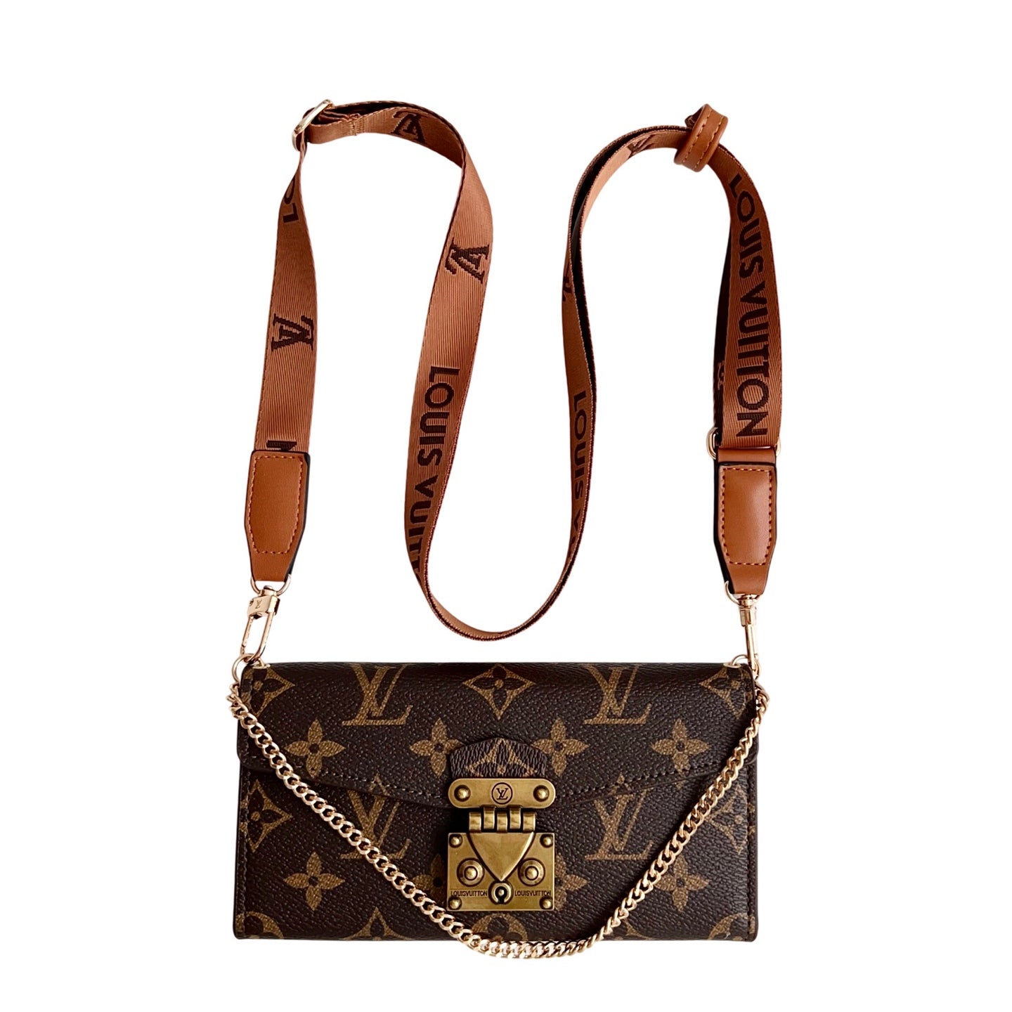 Monogram LV Luxurious Phone Case With Strap