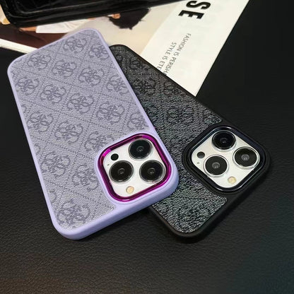 Purple Guess iPhone Case-MD231025 - Iphonecasehouse