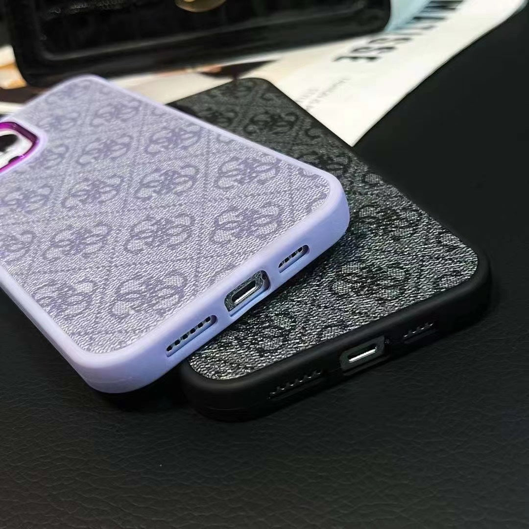 Purple Guess iPhone Case-MD231025 - Iphonecasehouse