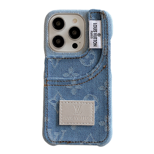 Lou Jeans Pattern iPhone Case - Iphonecasehouse