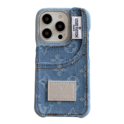 Lou Jeans Pattern iPhone Case - Iphonecasehouse