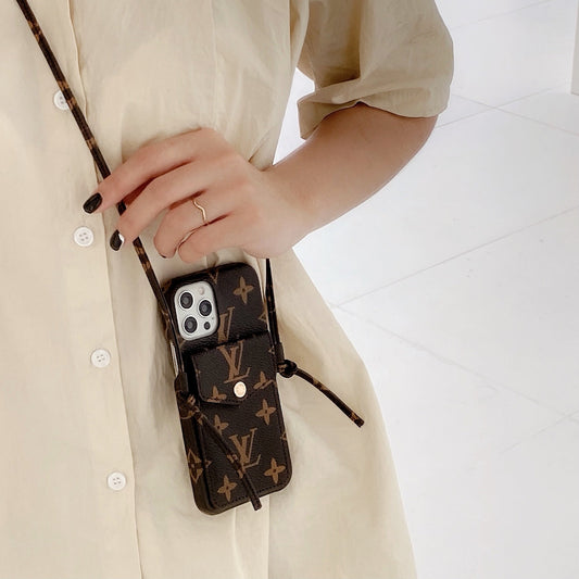 Lou Leather Chain iPhone Case - Iphonecasehouse
